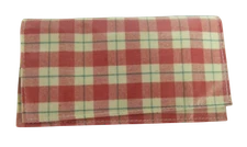 NORDIC HOUSE DESIGNS NYC CHECKBOOK COVER -  RED PICNIC PLAID - NEW WITH TAGS