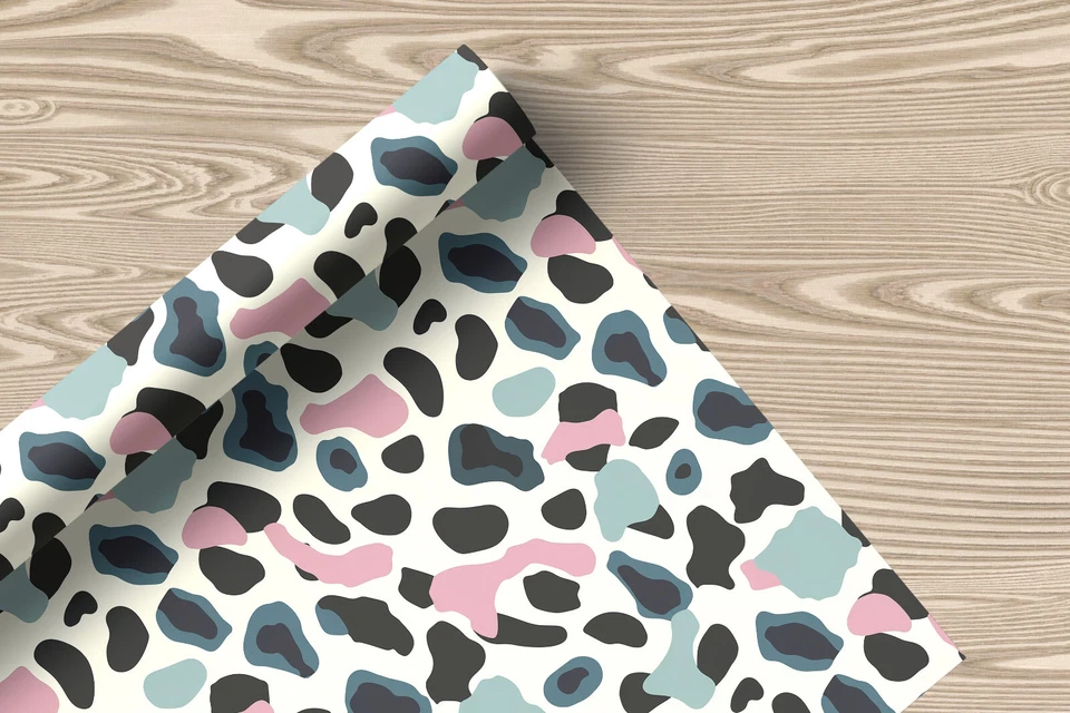 Leopard Print Pattern Wrapping Paper A1 A2 Sheets Birthday Gift Wrap Animal W39