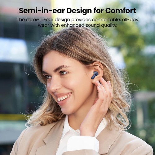 TOZO Tonal Fits(T21) Wireless Earbuds Bluetooth 5.3 Dual Mic Call Noise Cancel - Picture 6 of 8