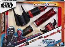 STAR WARS KYBER CORE DARTH VADER  DARTH MAUL FORGE LIGHTSABERS 2 PACK