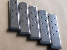 1911 , EXTENDED  Hybrid magazine, mag, 5 pcs.-8 shot .45, Flared base, S.S.