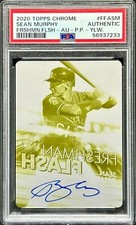 2020 Topps Chrome Sean Murphy Yellow Printing Plate Auto RC 1/1 PSA Authentic