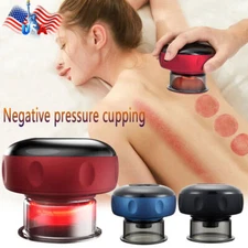 Portable Electric Cupping Massager USB Rechargeable for Pain Relief Relaxation