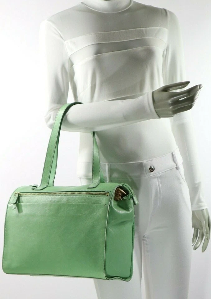 Comprador de cuero Fossil Tessa verde invierno nuevo con etiquetas $198.00 