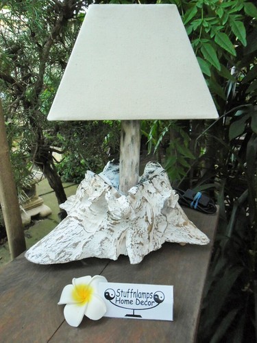Abstract Driftwood Table Lamp (one only) - Picture 7 of 12