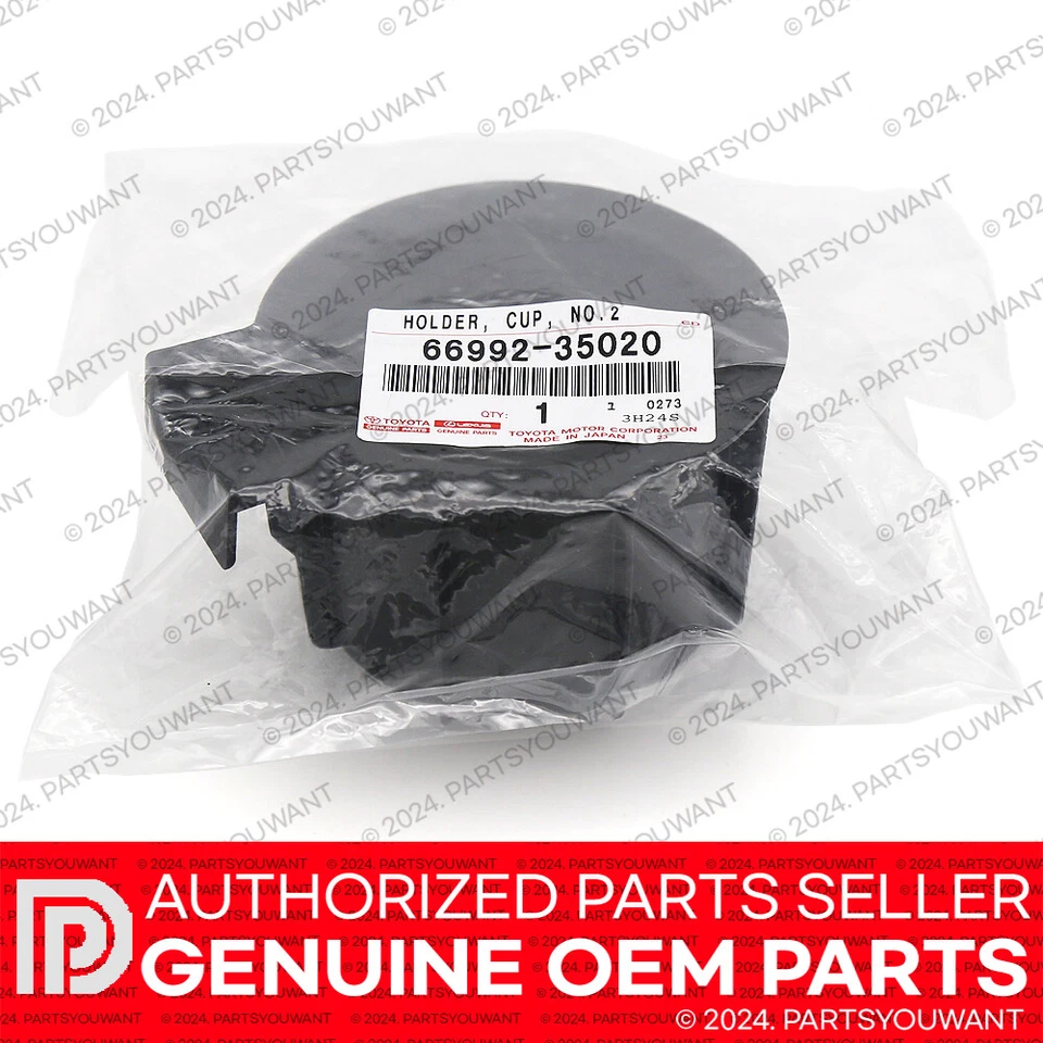 GENUINE Toyota 10-23 4Runner OEM Rear Right Console Box Cup Holder 66992-35020 Foto 2 de 4