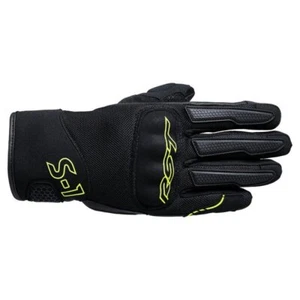 RST S1 Mesh Ce Mens Motorcycle Gloves Summer Black Flo Yellow