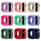Soft Silicone Case Cover TPU Bumper Frame for Apple Watch Series 9 8 7 6 5 4 SE