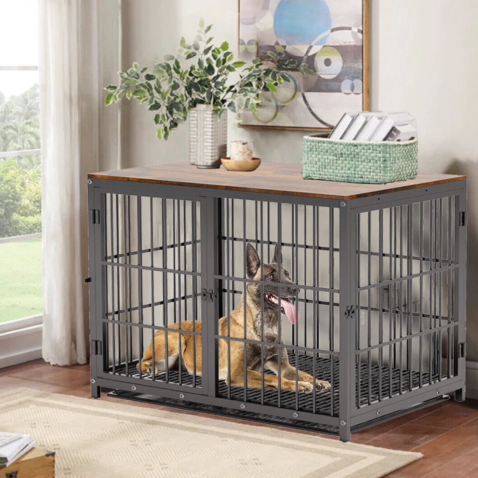 Stabil Hundebox XXL Gitterbox Hundekäfig STAHL Drahtkäfig Resiebox Transportbox - Bild 2 von 4