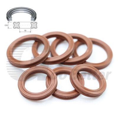 X-ring Seals Ring X Sealing Quad Ring XR ID 1-200mm Material FKM Fluorine Rubber