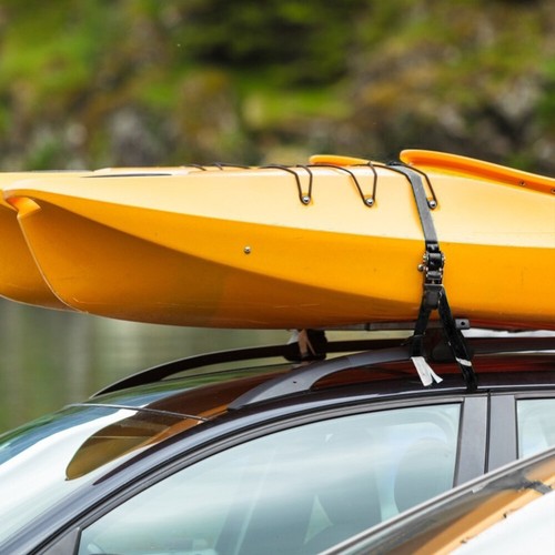 5 Pcs Cargo Straps Tie Down Anchor Straps for Kayak Fixed Anchor Hood Loop Canoe - Picture 3 of 12