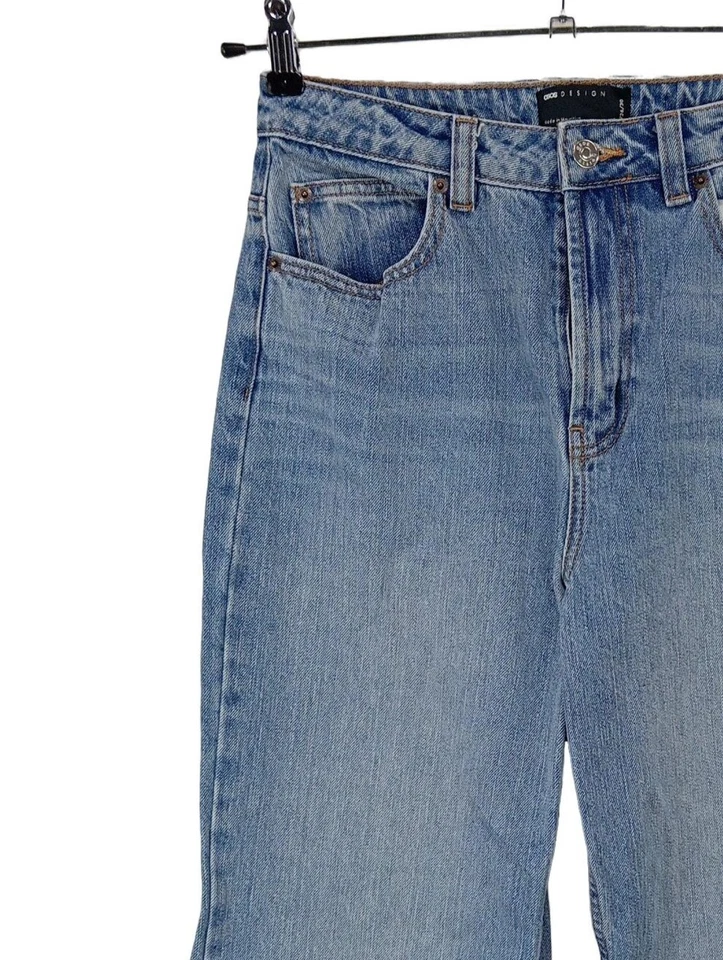 ASOS DESIGN Vaquero rectos Mujeres Vaquero Talla EU 36 azul look casual - Imagen 3 de 4