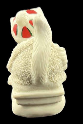 Vintage Lefton Kätzchen Schneeflocke Figur Keramik Weihnachten Kätzchen Katze 3,5" - Bild 4 von 5