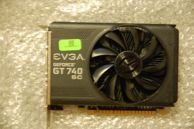 Nvidia Evga Geforce GT 740 2GB gaming video card Kepler GPU slot powered working