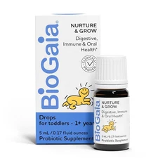 Nurture & Grow for Toddlers | Ages 1+ | Liquid Probiotic | Allergen-Free | Tr...
