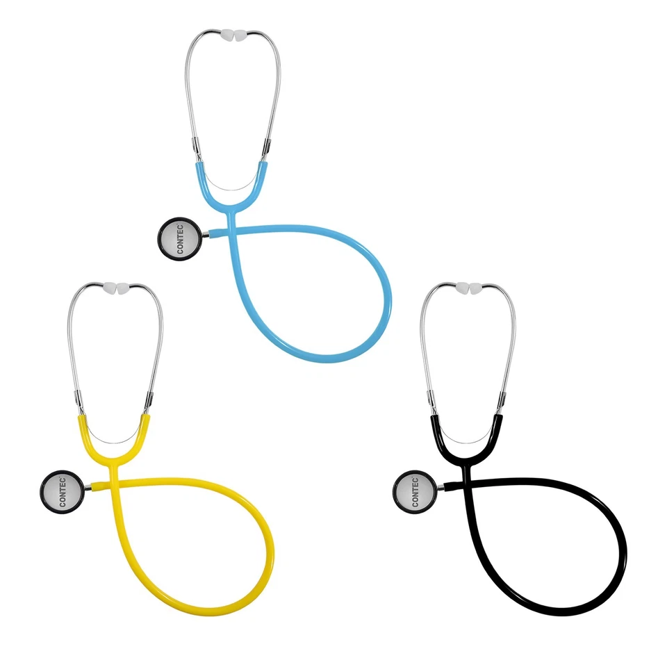 CONTEC SC21 Stethoskop mit zwei Köpfen, Bruststück aus Aluminiumlegierung - Bild 2 von 4