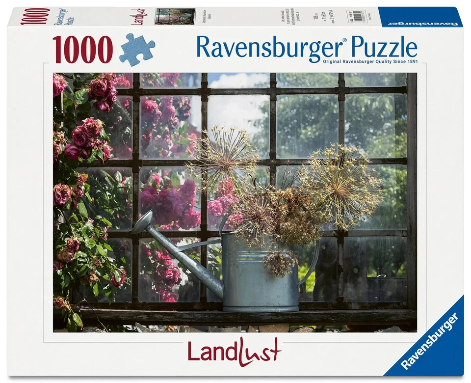 RAVENSBURGER VERLAG GMBH Erwachsenenpuzzle 1000 Teile - Getrockneter Allium in der Gießkanne Spiel 2025