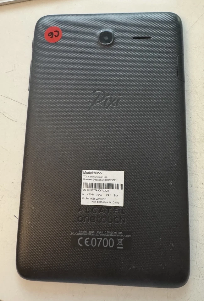 Alcatel One Touch Pixi 3 (7) 8055 4GB 7" Defekt - Display Kamera Deckel Accu Ok - Bild 2 von 2