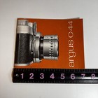 Argus C-44 Instruction Book Manual Camera