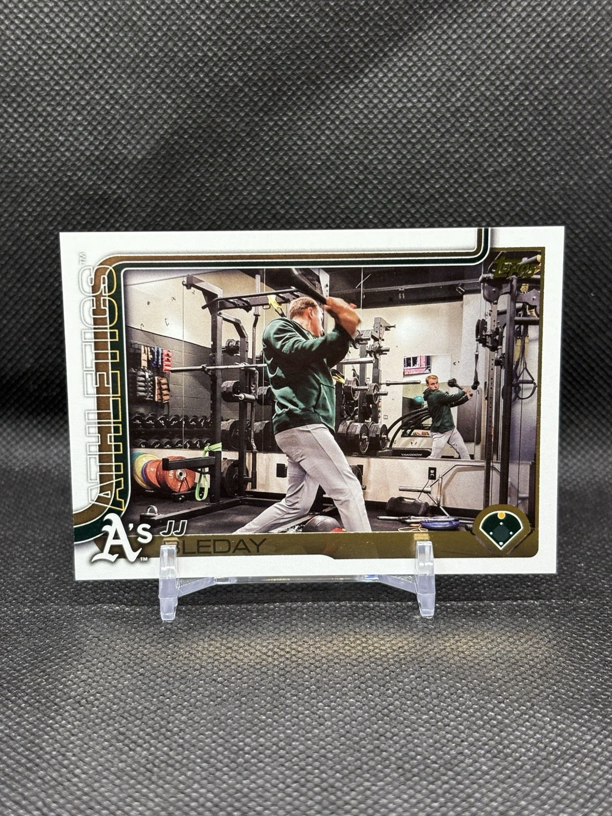 2025 Topps Series 1 Golden Mirror JJ Bleday 238 Athletics Variation SSP