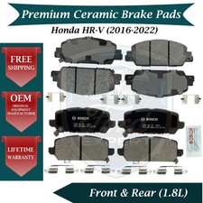 Bosch OEM Front & Rear Ceramic Brake Pads Kit For 2016-2022 Honda HR-V 9 Yr Warr
