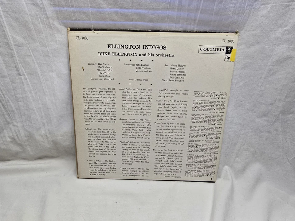 Ellington Indigos Duke Ellington LP Record Vinyl  - Image 2 of 4
