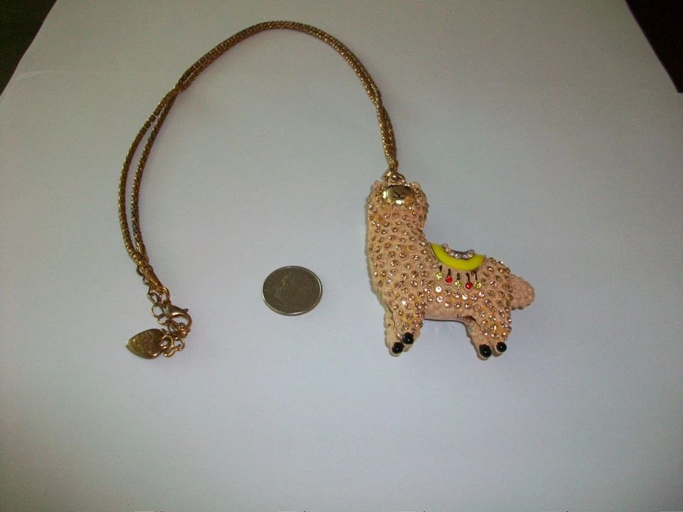 Collar de llama de cristal Betsey Johnson Foto 4 de 4