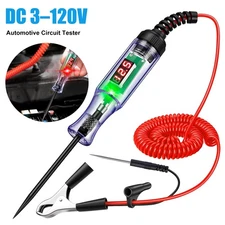 3V-120V Digital Auto Tester Electric Circuit Tester for Cars Trucks SUVs & Boats
