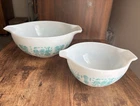 Pyrex 2 pc. Butterprint Cinderella Nesting Bowl Set, #443 and #441 Beautiful!!