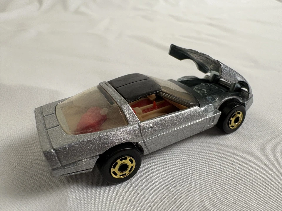 Винтажный 1982 Hot Wheels серебро 80-х CORVETTE черный стены золото колеса красный багаж - Изображение 2 из 4