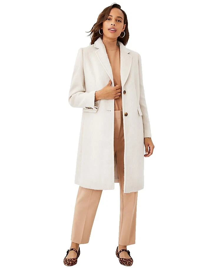 Abrigos Blanco Negocios Ann Taylor, chaquetas y chalecos para Mujeres