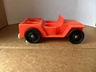Vintage Fisher Price Little People Red Jeep For A Frame 4 Seats