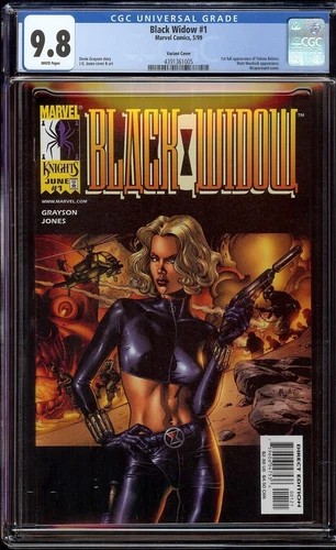 Black Widow # 1 CGC 9.8 White (Marvel, 1999) 1st full Yelena Belova, Variant cvr