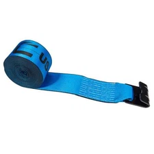 US Cargo Control 4 Inch x 40 Foot Blue Winch Strap Flat Hook