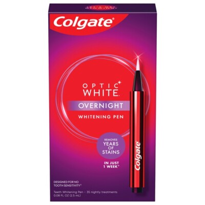 Colgate Optic White Overnight Whitening Pen 0.08 OZ