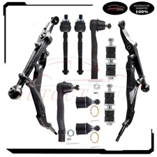 10Pc Front Control Arm Ball Joint Tie Rod End Kit Fit For 1992-1995 Honda Civic