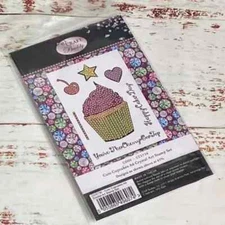 Craft BuddyUS CCST36: Craft Buddy Crystal Art CUTE CUPCAKES A6 Stamp Set