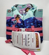 Swimways Gabby's Dollhouse Life Jacket Child 35-55 pounds US Coast Guard Approve
