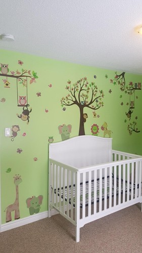 Wall Stickers for Kids Bedroom Jungle Tree and Animals - Picture 4 of 4