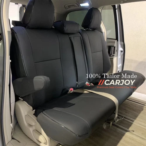 CARJOY®Faux Leather Car seat covers Tailored for Toyota Tarago 8 Seater Black