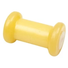SEACHOICE SPOOL ROLLER 4 X 1/2" Yellow Molded Rubber Plastic Sleeve SCP 56480