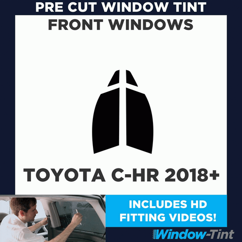 Pellicola Per Finestrini Anteriori Pre Tagliata Per Toyota C-HR 2018+ - Picture 2 of 10