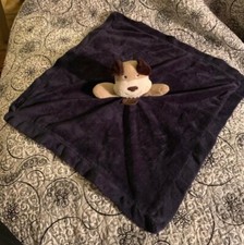 Carters Blue My 1st Puppy Dog Lovey Security Blankie Blanket Plush Toy Rattle