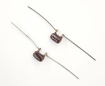 Lot of 2 Ohmite 2802, 5.6K Ohm 3 Watt Wirewound Power Resistors 3W