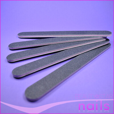 Profi-Feile Nagelfeile Feilen schwarz gerade Nail 100/180 * 180/240 RABATT1-500