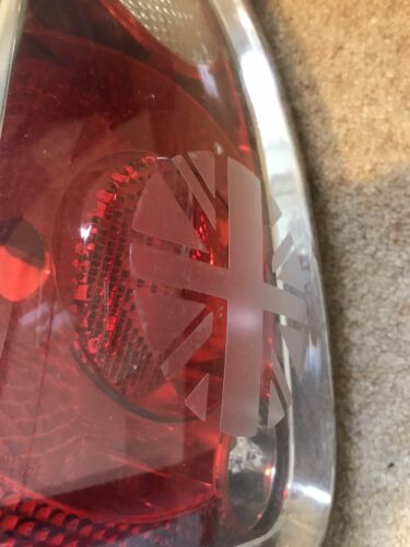 Mini Cooper, One, Clubman 02-06 R50 R52 R53 Union Jack Rear brake light Stickers - Picture 4 of 12