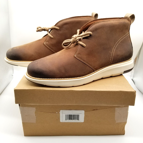 Cole Haan Grand Atlantic Chukka Boot Men's Sz 12 M Brown Leather Lace Up