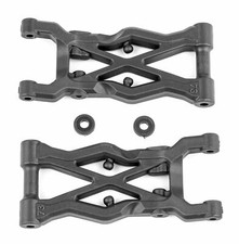 Team Associated - RC10B6.2 Factory Team Rear Suspension Arms, 73mm, Carbon Fiber