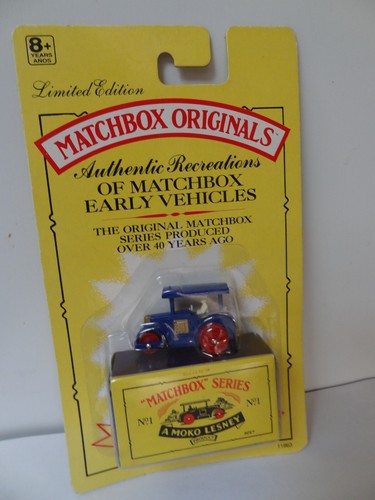 Matchbox Originals Limited Edition #1 in Original Packaging Road Roller. NIB. - Picture 3 of 8