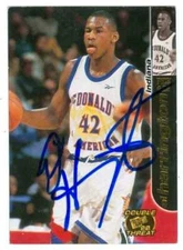 Al Harrington autographed Basketball Card (St. Patricks) 1998 Press Pass #19